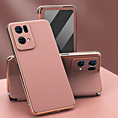 Handytasche Stand Schutzhülle Flip Leder Hülle GS1 für Oppo Reno7 Pro 5G Rosa