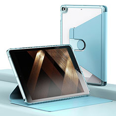 Handytasche Stand Schutzhülle Flip Leder Hülle H01 für Apple iPad 10.2 (2021) Hellblau