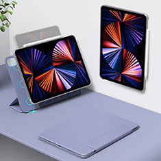 Handytasche Stand Schutzhülle Flip Leder Hülle H01 für Apple iPad Pro 11 (2020) Helles Lila