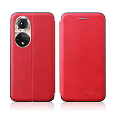 Handytasche Stand Schutzhülle Flip Leder Hülle H01D für Huawei Nova 9 Rot