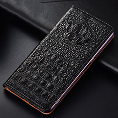 Handytasche Stand Schutzhülle Flip Leder Hülle H01P für Xiaomi Mi 10S 5G Schwarz