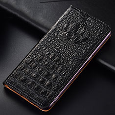 Handytasche Stand Schutzhülle Flip Leder Hülle H01P für Xiaomi Redmi Note 11 5G Schwarz