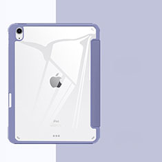 Handytasche Stand Schutzhülle Flip Leder Hülle H02 für Apple iPad Air 5 10.9 (2022) Lavendel Grau