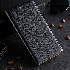 Handytasche Stand Schutzhülle Flip Leder Hülle H02P für Huawei Honor 50 Lite Schwarz