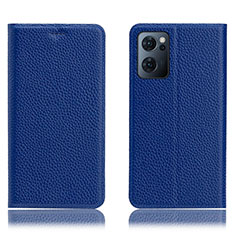 Handytasche Stand Schutzhülle Flip Leder Hülle H02P für OnePlus Nord CE 2 5G Blau