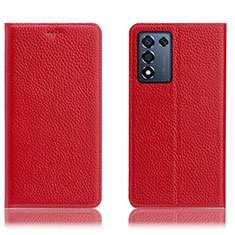 Handytasche Stand Schutzhülle Flip Leder Hülle H02P für Realme 9 SE 5G Rot