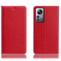 Handytasche Stand Schutzhülle Flip Leder Hülle H02P für Xiaomi Mi 12 Lite 5G Rot