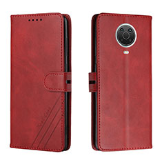 Handytasche Stand Schutzhülle Flip Leder Hülle H02X für Nokia G10 Rot