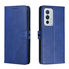 Handytasche Stand Schutzhülle Flip Leder Hülle H02X für OnePlus 9RT 5G Blau