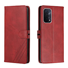 Handytasche Stand Schutzhülle Flip Leder Hülle H02X für OnePlus Nord N200 5G Rot