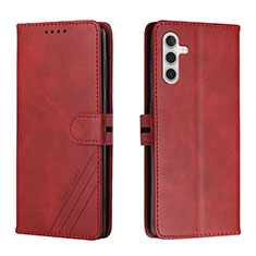 Handytasche Stand Schutzhülle Flip Leder Hülle H02X für Samsung Galaxy A04s Rot