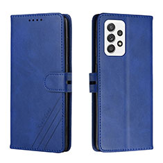 Handytasche Stand Schutzhülle Flip Leder Hülle H02X für Samsung Galaxy A53 5G Blau