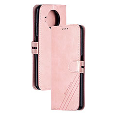 Handytasche Stand Schutzhülle Flip Leder Hülle H02X für Xiaomi Mi 10i 5G Rosegold