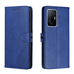 Handytasche Stand Schutzhülle Flip Leder Hülle H02X für Xiaomi Mi 11T 5G Blau