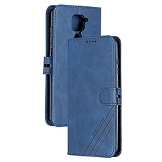 Handytasche Stand Schutzhülle Flip Leder Hülle H02X für Xiaomi Redmi 10X 4G Blau