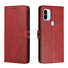 Handytasche Stand Schutzhülle Flip Leder Hülle H02X für Xiaomi Redmi A1 Plus Rot
