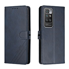 Handytasche Stand Schutzhülle Flip Leder Hülle H02X für Xiaomi Redmi Note 11 4G (2021) Blau