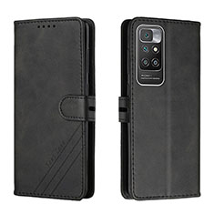 Handytasche Stand Schutzhülle Flip Leder Hülle H02X für Xiaomi Redmi Note 11 4G (2021) Schwarz