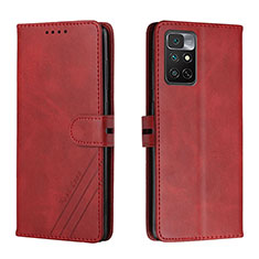 Handytasche Stand Schutzhülle Flip Leder Hülle H02X für Xiaomi Redmi Note 11 4G (2022) Rot