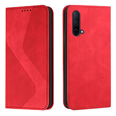 Handytasche Stand Schutzhülle Flip Leder Hülle H03X für OnePlus Nord CE 5G Rot