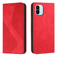 Handytasche Stand Schutzhülle Flip Leder Hülle H03X für Xiaomi Poco C51 Rot