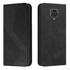 Handytasche Stand Schutzhülle Flip Leder Hülle H03X für Xiaomi Poco M2 Pro Schwarz