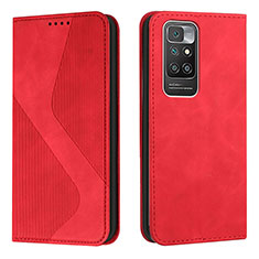 Handytasche Stand Schutzhülle Flip Leder Hülle H03X für Xiaomi Redmi 10 (2022) Rot