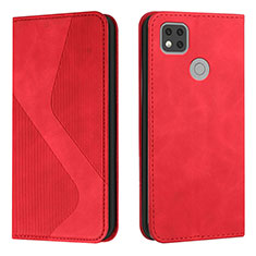 Handytasche Stand Schutzhülle Flip Leder Hülle H03X für Xiaomi Redmi 9 Activ Rot