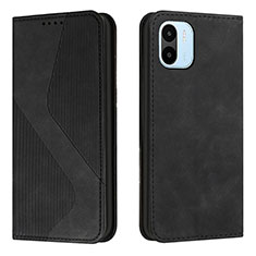 Handytasche Stand Schutzhülle Flip Leder Hülle H03X für Xiaomi Redmi A2 Plus Schwarz