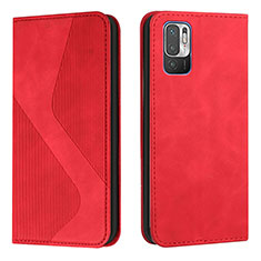 Handytasche Stand Schutzhülle Flip Leder Hülle H03X für Xiaomi Redmi Note 11 SE 5G Rot