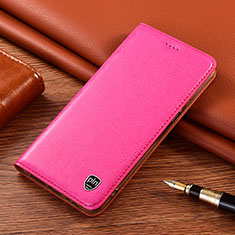 Handytasche Stand Schutzhülle Flip Leder Hülle H04P für Motorola Moto G Play (2023) Pink