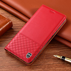 Handytasche Stand Schutzhülle Flip Leder Hülle H04P für Samsung Galaxy S23 5G Rot