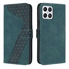 Handytasche Stand Schutzhülle Flip Leder Hülle H04X für Huawei Honor X8 4G Grün