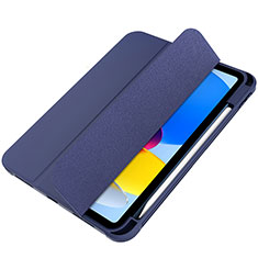 Handytasche Stand Schutzhülle Flip Leder Hülle H05 für Apple iPad 10.9 (2022) Blau