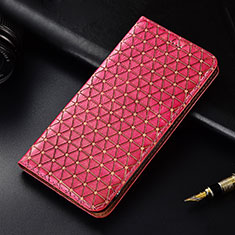 Handytasche Stand Schutzhülle Flip Leder Hülle H05 für Apple iPhone 13 Pro Max Pink