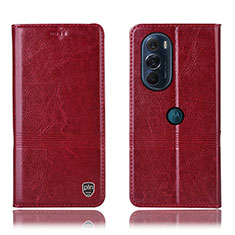 Handytasche Stand Schutzhülle Flip Leder Hülle H05P für Motorola Moto Edge Plus (2022) 5G Rot