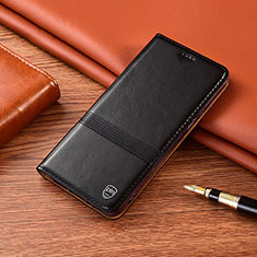 Handytasche Stand Schutzhülle Flip Leder Hülle H05P für Xiaomi Redmi Note 11E Pro 5G Schwarz