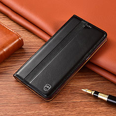 Handytasche Stand Schutzhülle Flip Leder Hülle H06P für Xiaomi Redmi Note 10T 5G Schwarz