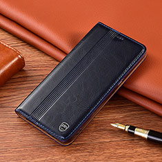 Handytasche Stand Schutzhülle Flip Leder Hülle H06P für Xiaomi Redmi Note 11 4G (2022) Blau