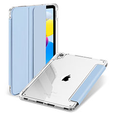 Handytasche Stand Schutzhülle Flip Leder Hülle H07 für Apple iPad 10.9 (2022) Blau