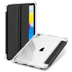 Handytasche Stand Schutzhülle Flip Leder Hülle H07 für Apple iPad 10.9 (2022) Schwarz