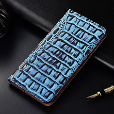 Handytasche Stand Schutzhülle Flip Leder Hülle H07 für Apple iPhone 14 Plus Blau