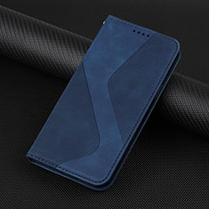 Handytasche Stand Schutzhülle Flip Leder Hülle H07X für Google Pixel 6 Pro 5G Blau