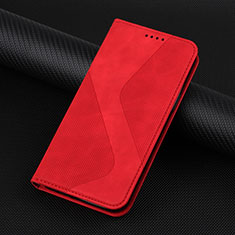Handytasche Stand Schutzhülle Flip Leder Hülle H07X für Google Pixel 6a 5G Rot