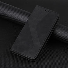 Handytasche Stand Schutzhülle Flip Leder Hülle H07X für Google Pixel 6a 5G Schwarz