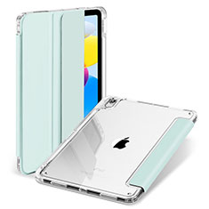 Handytasche Stand Schutzhülle Flip Leder Hülle H08 für Apple iPad 10.9 (2022) Grün