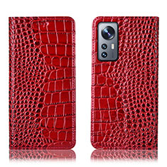 Handytasche Stand Schutzhülle Flip Leder Hülle H08P für Xiaomi Mi 12 Lite 5G Rot