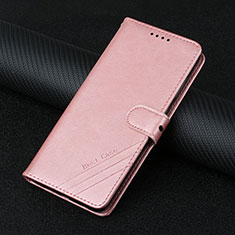 Handytasche Stand Schutzhülle Flip Leder Hülle H08X für Google Pixel 6 Pro 5G Rosegold