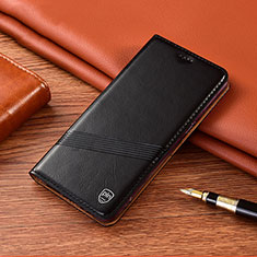 Handytasche Stand Schutzhülle Flip Leder Hülle H09P für Xiaomi Redmi Note 11E Pro 5G Schwarz