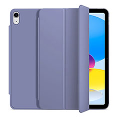 Handytasche Stand Schutzhülle Flip Leder Hülle H10 für Apple iPad 10.9 (2022) Lavendel Grau